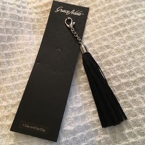 NWT Grace Adele Tassel Keyfob